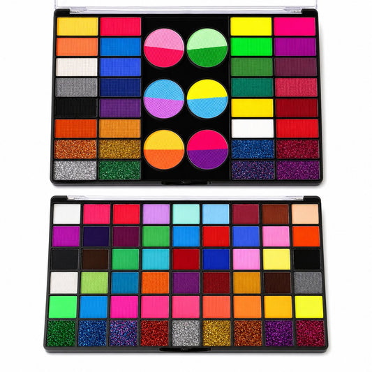 Schminkset voordeelbundel – 98 kleuren – op waterbasis
