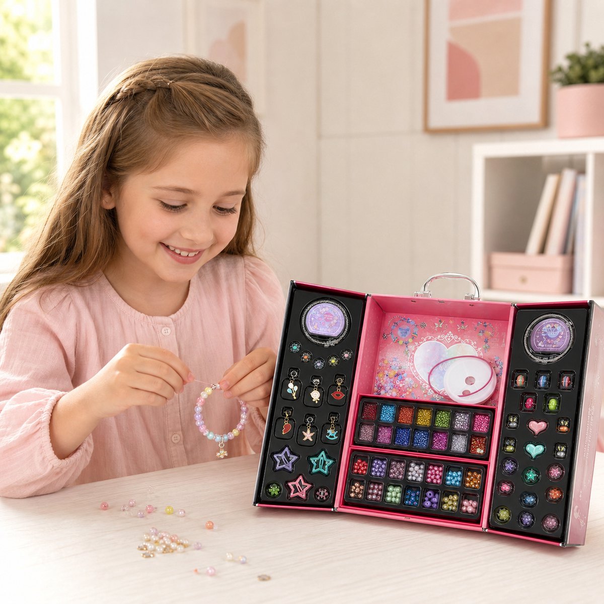 Kralenset – 3688+ onderdelen – sieraden en haaraccessoires
