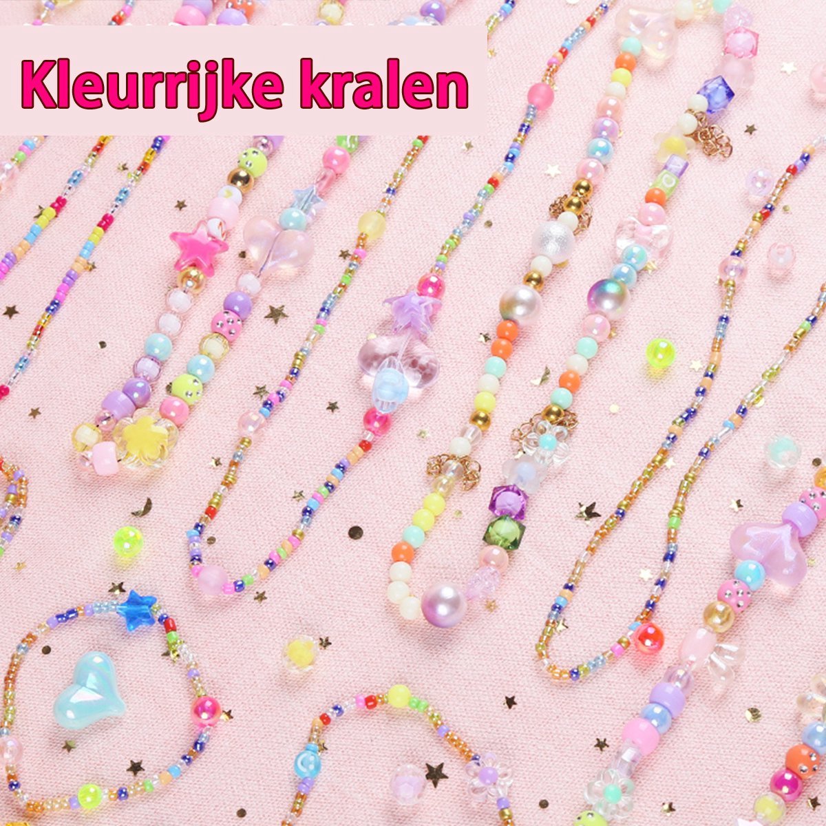 Kralenset voor kinderen – 2000 stuks – armbandjes maken