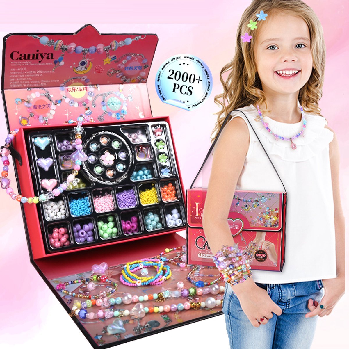 Kralenset voor kinderen – 2000 stuks – armbandjes maken