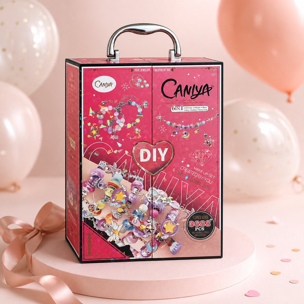 Kralenset – 3688+ onderdelen – sieraden en haaraccessoires