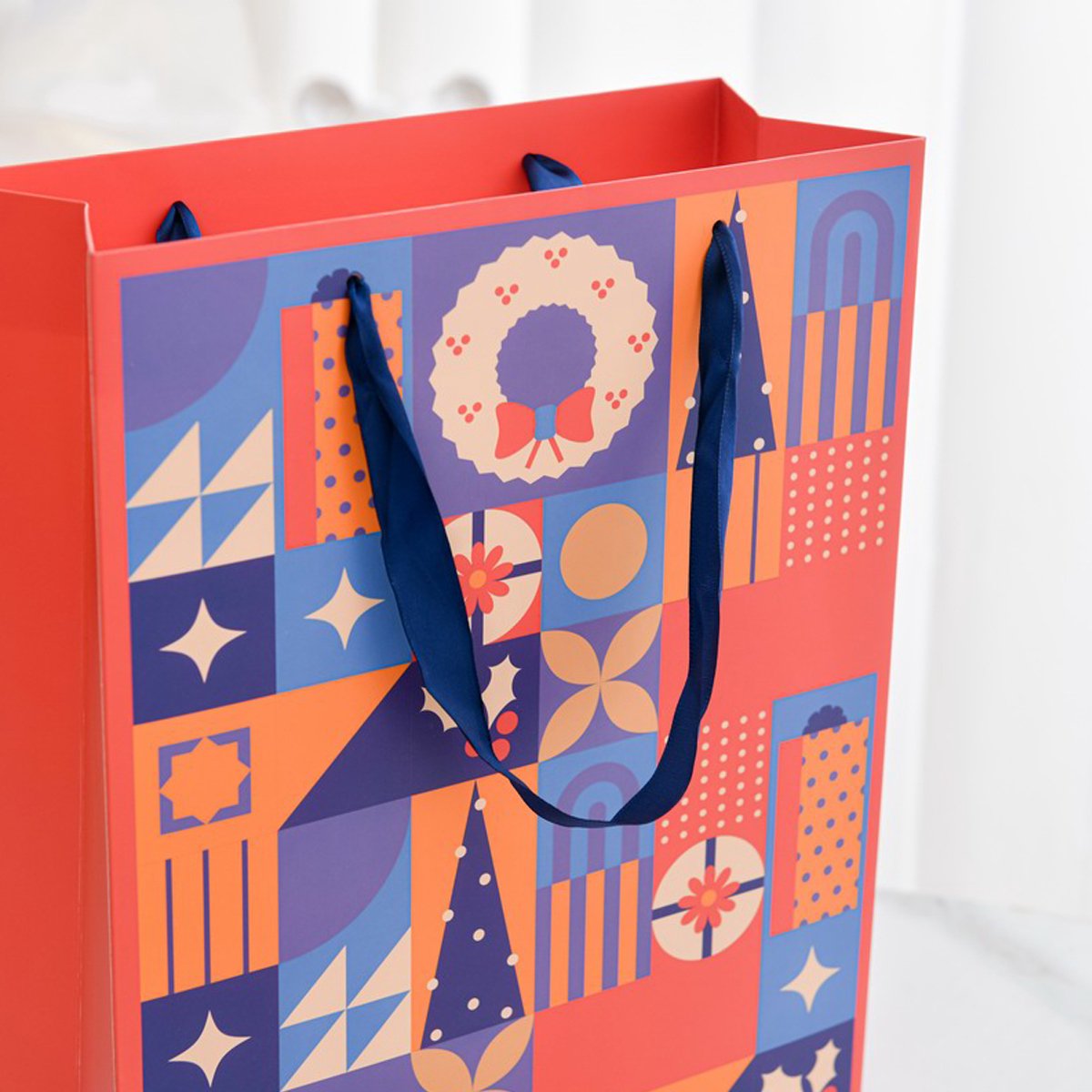 Cadeauzakjes – 12 stuks – 4 feestelijke dessins