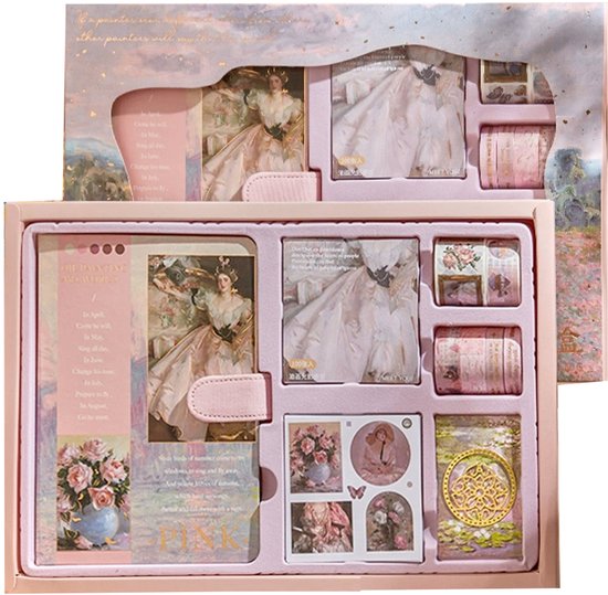 Dagboekset – 196 pagina’s – met stickers en washi tape — 0787056232868 — 3