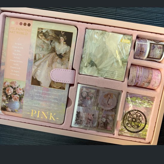 Dagboekset – 196 pagina’s – met stickers en washi tape — 0787056232868 — 8