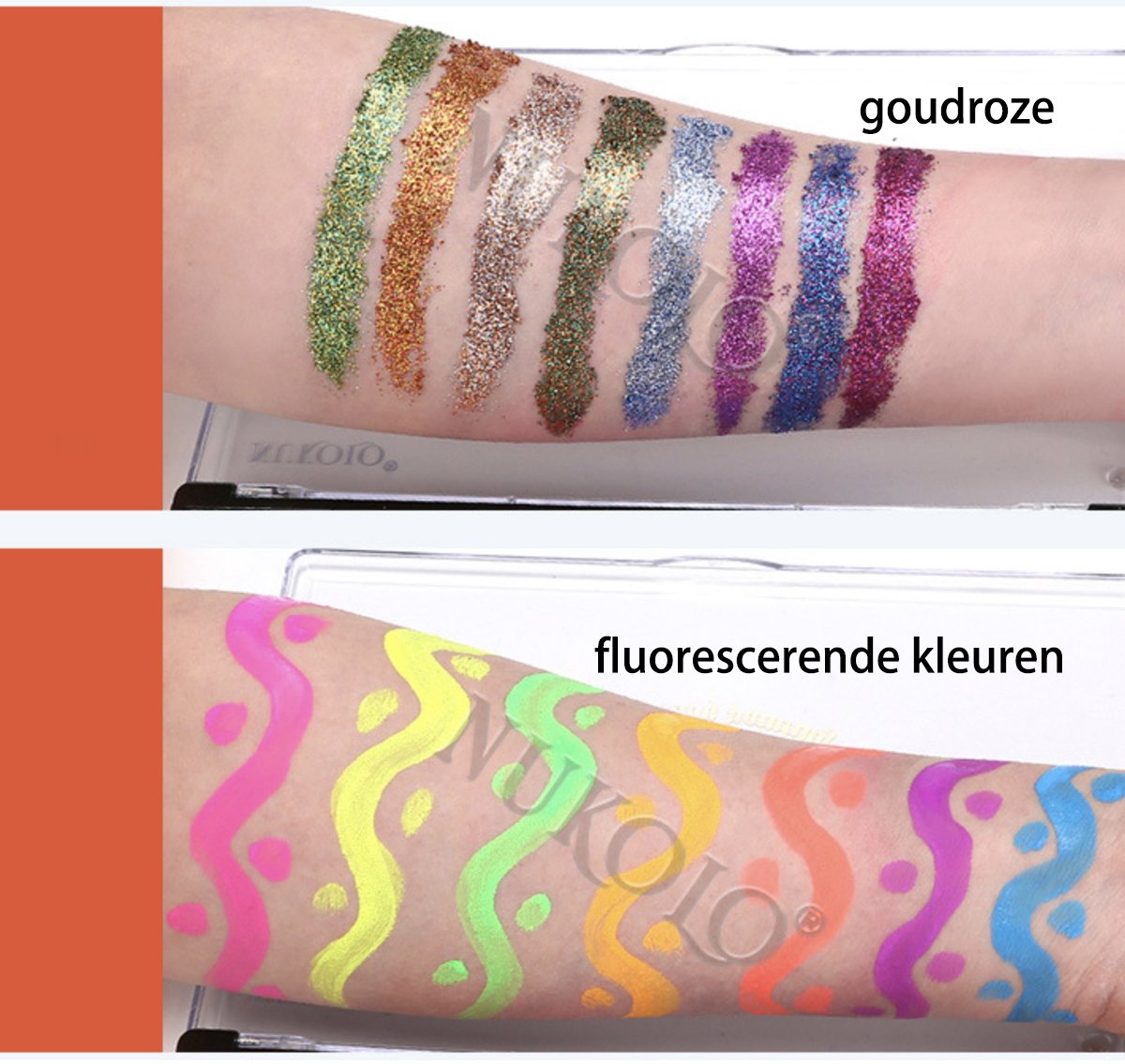 Schminkset – 42 kleuren – op waterbasis