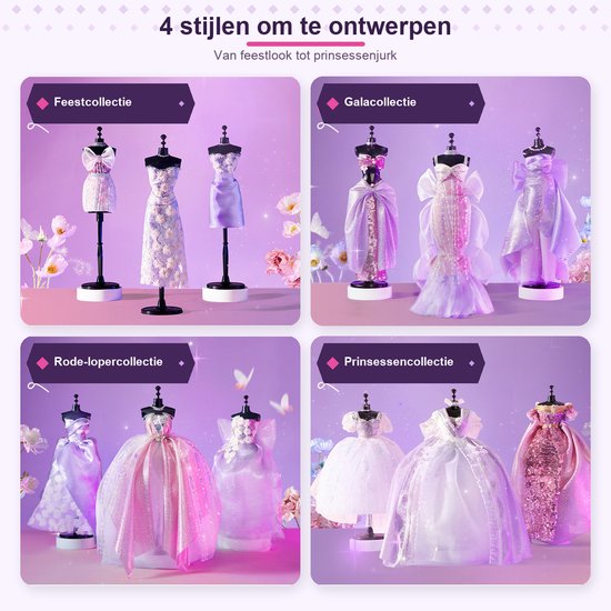 Modeontwerpset – 2000+ onderdelen – met 6 paspoppen — 8721398055329 — 10