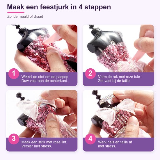 Modeontwerpset – 2000+ onderdelen – met 6 paspoppen — 8721398055329 — 7