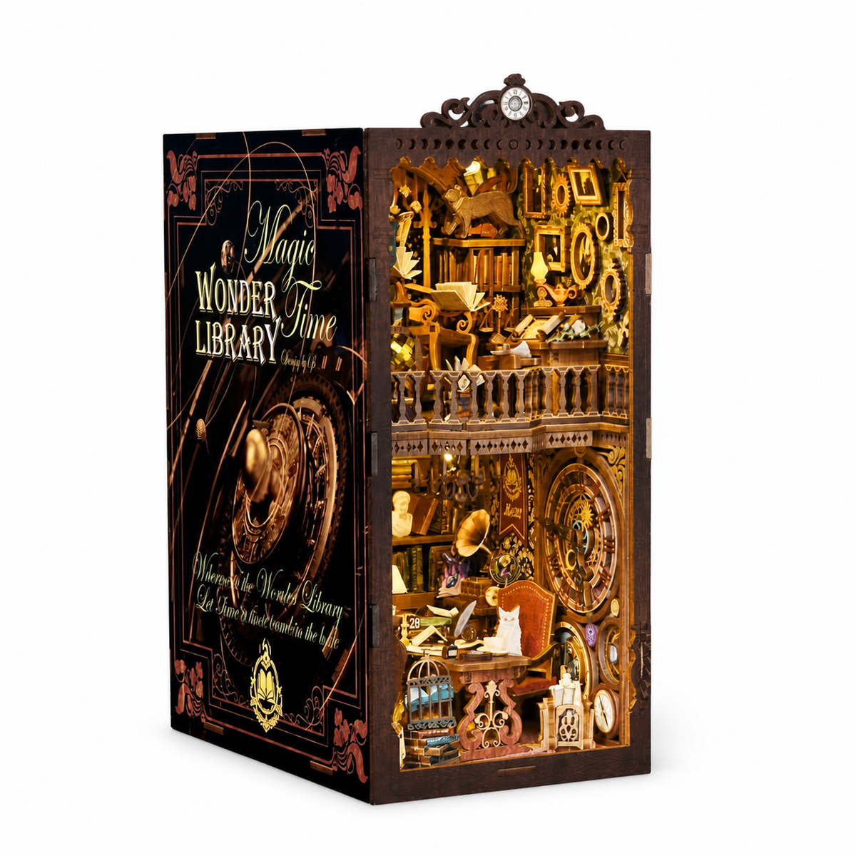 Wonder Library Book Nook op witte achtergrond